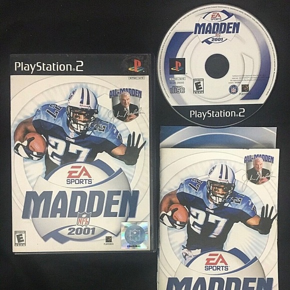 Madden 2001 Sony Playstation 2 PS2 Video Game NFL Football CIB TESTED COMPLETE - Picture 12 of 12
